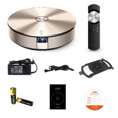 坚果G1S鎏金高配版（送:84英寸手拉投影布+无线路由器）